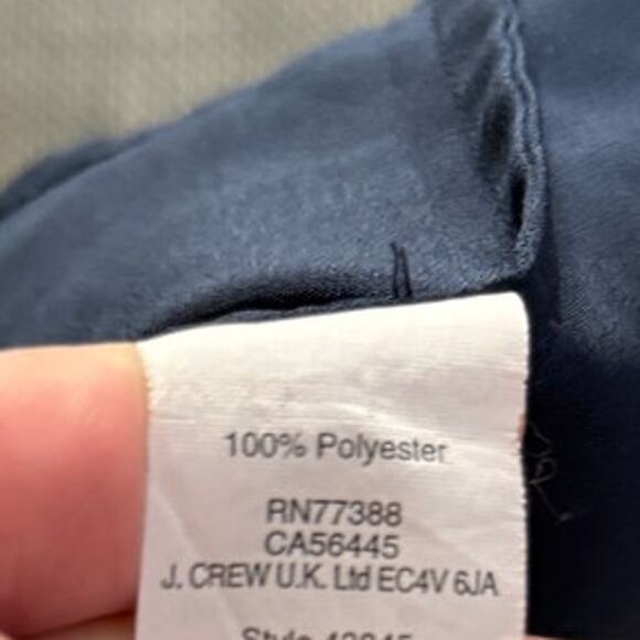 J CREW Lot/3 Sleeveless Popover Lightweight Tops Blouses Red, Navy, Black sz 6 - Picture 7 of 9